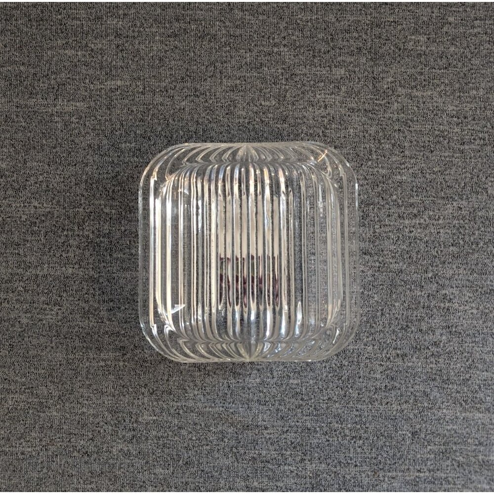 Villeroy & Boch "Quadra" Square Ribbed Dish/Tray/Bowl, 5.25" x 5.25" - Picture 3 of 4